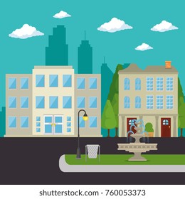 urban city landscape