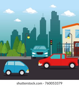 urban city landscape