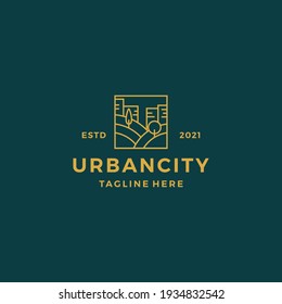 Urban city logo design vector illustration