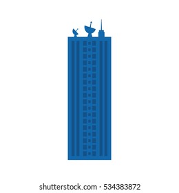 Urban city tower icon vector illustration graphic design