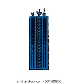 Urban city tower icon vector illustration graphic design