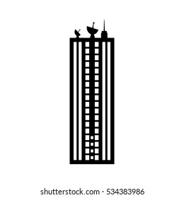 Urban city tower icon vector illustration graphic design