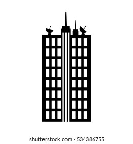 Urban city tower icon vector illustration graphic design