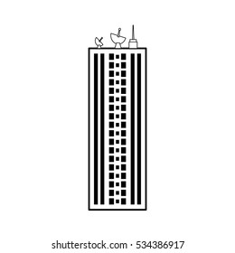 Urban city tower icon vector illustration graphic design