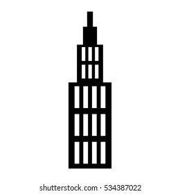 Urban city tower icon vector illustration graphic design