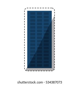 Urban city tower icon vector illustration graphic design