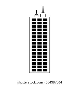 Urban city tower icon vector illustration graphic design