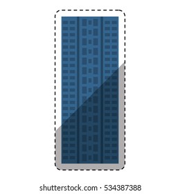 Urban city tower icon vector illustration graphic design