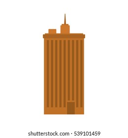 Urban city tower icon vector illustration graphic design