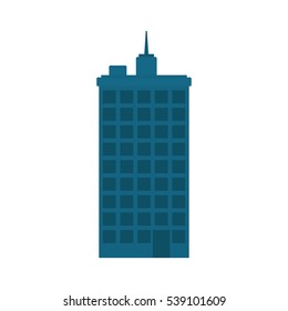 Urban city tower icon vector illustration graphic design