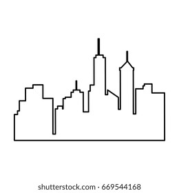 Urban cityscape view