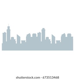 Urban cityscape view