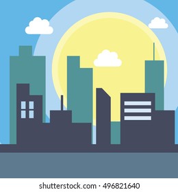 urban cityscape-vector