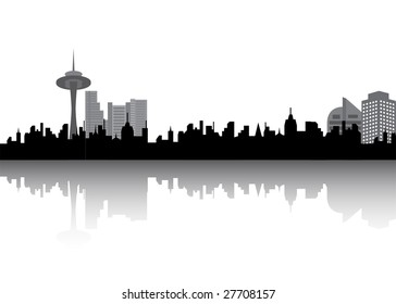 Urban cityview vector illustration