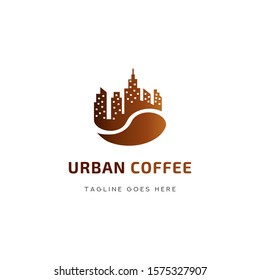 Urban Coffee Logo Vector Icon Illustration