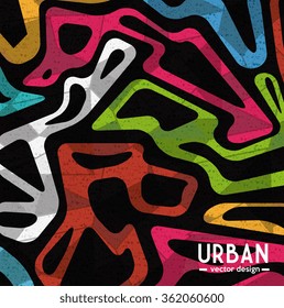 Urban colorful background 