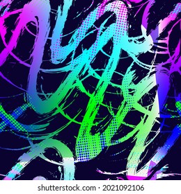 Patrón urbano incoloro y transparente con puntos, fondo de grunge y gradiente