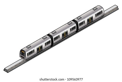 An urban commuter monorail.