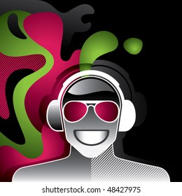 Urban conceptual designed banner. Vector illustration.