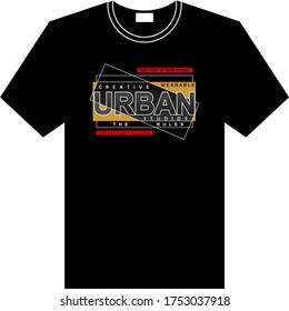 estudio creativo urbano nueva plantilla de camiseta vector diseño creativo ropa de moda nuevo arte aislado concepto impresión gráfica
