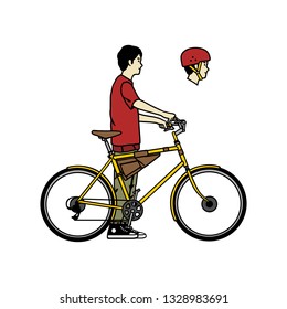 Urban Cyclist Vector