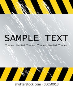 urban danger banner vector