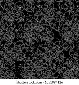 Urban decorative seamless backdrop with circlus, unique design for creative ideas