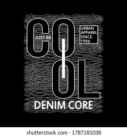 urban denim cool,slogan tee graphic typography for print t shirt,design,vector illustration
