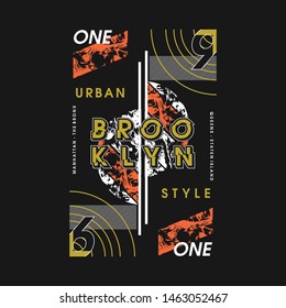 urban denim vintage graphic typography design