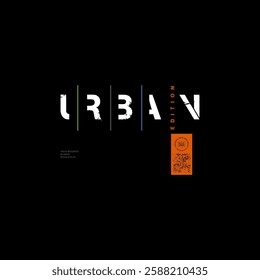 urban denim wear tee shirt template