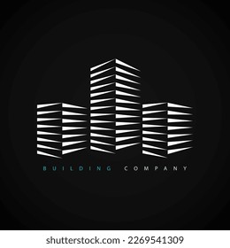 Logotipo de diseño urbano lootipo construcción casa etiqueta vectores