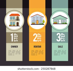 Urban design over white background, vector illustration.