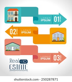 Urban design over white background, vector illustration.