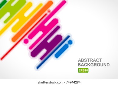 Urban designed background with stylized abstraction. Vector illustration