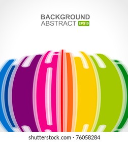 Urban designed background with stylized abstraction. Vector illustration