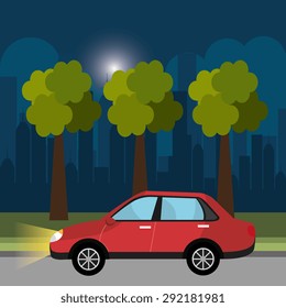 Urban digital design, vector illustration eps 10.