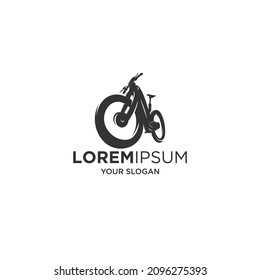 urban e bikes silhouette logo vector