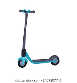 urban electric scooter cartoon. kick transport, young street, happy fun urban electric scooter sign. isolated symbol vector illustration