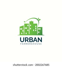 urban farmhouse logo design concept.