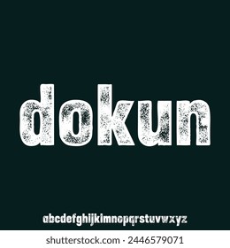 urban font alphabet font vector