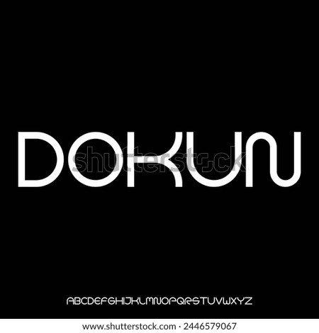 urban font alphabet font vector