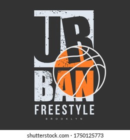 Urban free style Typography. T-shirt print design, graphics. Vectors
