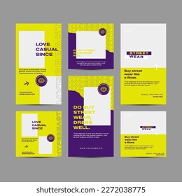 Urban Futuristic Design for Social Media Post Templates