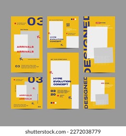 Urban Futuristic Design for Social Media Post Templates
