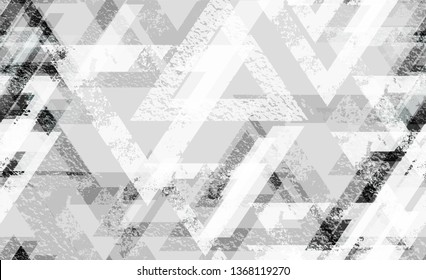 Urban Geometric Camouflage Texture. Distressed Technology Pattern. Tech Forms Seamless Texture. Sporty Fashion Pattern.