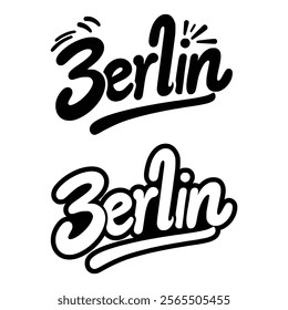 urban graffiti berlin germany trendy lifestyle fashion vector illustration template design