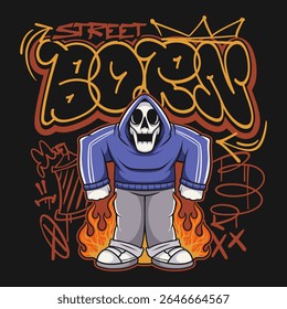 Urban graffiti vector set. Graffiti t-shirt designs bundle for print. Streetwear graphic tee shirt design,
Graffiti art t-shirt design bundle, urban culture with street style graphic set, Cartoon