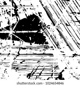 Urban grain cover stroke template. Distress crack dirty messy paint overlay texture. Grunge round used stamp post dust background. Design element for making your images aged. EPS10 vector illustration