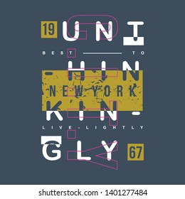urban graphic with slogan cool vector typography text frame for t shirt print