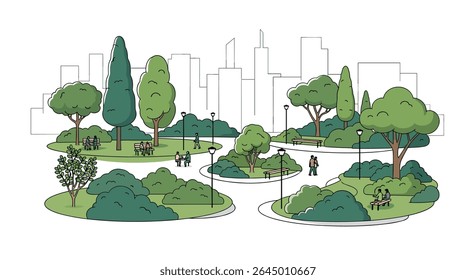 Urban Green Space for Community Well-being A Vision for City Park Development Planning